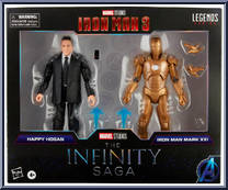 Happy Hogan / Iron Man Mark XXI from Marvel Legends - Infinity Saga - Iron Man 3 manufactured by Hasbro [Front]