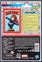 Black Widow from Marvel Legends - Retro - Basic Series manufactured by Hasbro [Back]