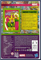 Electro from Marvel Legends - Retro - Basic Series manufactured by Hasbro [Back]