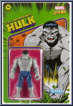 Incredible Hulk (Gray) from Marvel Legends - Retro - Basic Series manufactured by Hasbro [Front]