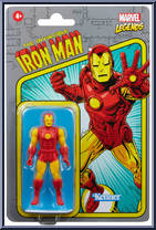 Iron Man from Marvel Legends - Retro - Basic Series manufactured by Hasbro [Front]