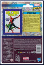 Spider-Man (Amazing Fantasy) from Marvel Legends - Retro - Basic Series manufactured by Hasbro [Back]