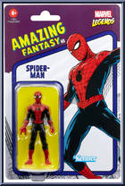 Spider-Man (Amazing Fantasy) from Marvel Legends - Retro - Basic Series manufactured by Hasbro [Front]