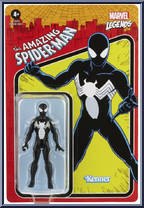 Spider-Man (Symbiote) from Marvel Legends - Retro - Basic Series manufactured by Hasbro [Front]