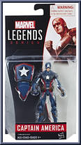 Captain America from Marvel Legends Series - Wave  5 manufactured by Hasbro [Front]