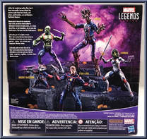 Guardians of the Galaxy 5-Pack from Marvel Legends Series - Box Sets manufactured by Hasbro [Back]