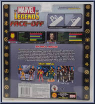 Iron Man vs Mandarin (Green) from Marvel Legends - Face Off Sets - Series 2 manufactured by Toy Biz [Back]