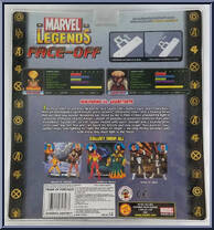 Wolverine vs Sabretooth (Closed Mouth) from Marvel Legends - Face Off Sets - Series 2 manufactured by Toy Biz [Back]