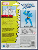 Beast from Marvel Legends - Vintage - X-Men manufactured by Hasbro [Back]