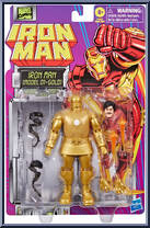 Iron Man (Model 01-Gold) from Marvel Legends - Vintage - Iron Man manufactured by Hasbro [Front]