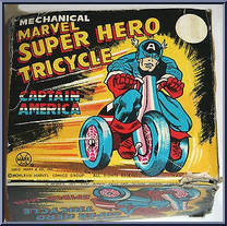 Captain America (Tricycle) from Marvel - Mechanical manufactured by Marx [Front]