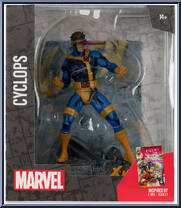 Cyclops (X-Men #1) from Marvel - Posed Figures manufactured by McFarlane [Front]