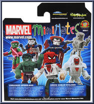 Mr. Sinister / Nimrod from Marvel Minimates - Wave 41 manufactured by Diamond Select [Back]