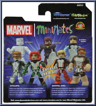 Cyclops / Marvel Girl from Marvel Minimates - Wave 59 - All New X-Men manufactured by Diamond Select [Back]