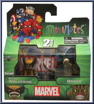Brood Wolverine / Brood from Marvel Minimates - Wave 47 manufactured by Diamond Select [Front]