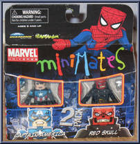 Captain America / Red Skull from Marvel Minimates - Wave 25 manufactured by Diamond Select [Front]