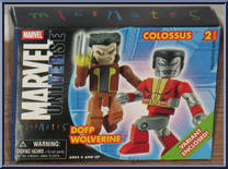 Colossus / Days of Future Past Wolverine from Marvel Minimates - Wave 13 - Astonishing X-Men manufactured by Diamond Select [Front]