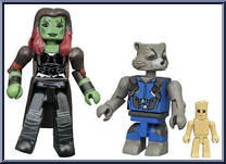Gamora / Rocket with Groot Action Figure