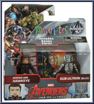 Winter Ops Hawkeye / Sub-Ultron (Blue) from Marvel Minimates - Wave 61 - Avengers: Age of Ultron manufactured by Diamond Select [Front]