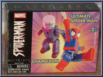 Ultimate Spider-Man / Chameleon from Marvel Minimates - Wave  7 manufactured by Diamond Select [Front]