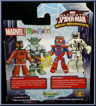 Scarlet Spider / Green Goblin from Marvel Minimates - Walgreens - Wave  4 manufactured by Diamond Select [Back]