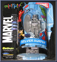 Silver Surfer from Marvel Minimates - Exclusives manufactured by Diamond Select [Front]