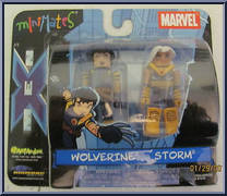 Storm (Ultimate) / Wolverine from Marvel Minimates - Wal-Mart Canada 2-Packs manufactured by Diamond Select [Front]