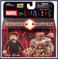 Tony Stark / Iron Monger from Marvel Minimates - Wave 21 - Iron Man manufactured by Diamond Select [Front]