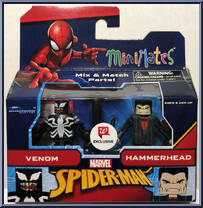 Venom / Hammerhead from Marvel Minimates - Walgreens - Wave 10 manufactured by Diamond Select [Front]