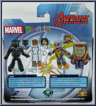Wasp / Modok from Marvel Minimates - Walgreens - Wave  8 manufactured by Diamond Select [Back]