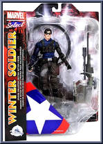 Winter Soldier (Blue Shirt) from Marvel Select - Exclusives - Disney Store manufactured by Diamond Select [Front]