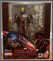 Iron Man MK-46 from Marvel - S.H. Figuarts - Captain America Civil War manufactured by Bandai [Front]