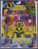 Cable (Cyborg) from Marvel - Super Heroes - Series 6 manufactured by Toy Biz [Front]