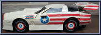 Captain America Turbo Coupe from Marvel - Super Heroes - Vehicles manufactured by Toy Biz [Loose]