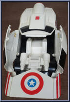 Captain America Turbo Coupe from Marvel - Super Heroes - Vehicles manufactured by Toy Biz [Loose]