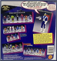 Cyclops from Marvel - Super Heroes - Electronic "Talks" manufactured by Toy Biz [Back]