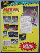 Green Goblin (Throws Pumpkin Bombs) from Marvel - Super Heroes - Series 2 manufactured by Toy Biz [Back]