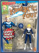 Invisible Woman (Catapult Power Launcher) from Marvel - Super Heroes - Series 5 manufactured by Toy Biz [Front]