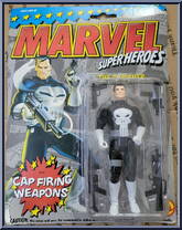 Punisher (Cap Firing Weapons) [Reissue] from Marvel - Super Heroes - Series 4 manufactured by Toy Biz [Front]