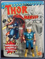 Thor (Smashing Hammer Action) from Marvel - Super Heroes - Series 2 manufactured by Toy Biz [Front]