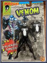 Venom (Flicking Tongue) from Marvel - Super Heroes - Series 3 manufactured by Toy Biz [Front]
