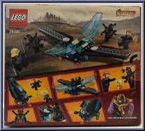 Outrider Drop Ship (Avenger’s Infinity War) from Marvel Super Heroes - Playsets manufactured by Lego [Back]