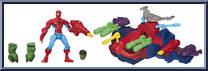 Spider-Man (with Skycrawler) from Marvel Super Hero Mashers - Vehicles manufactured by Hasbro [Loose]