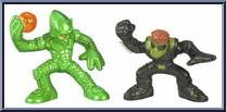 Green Goblin & New Goblin from Marvel Super Hero Squad - Spider-Man Series 3 manufactured by Hasbro [Loose]