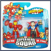 Iron Man & Doctor Strange from Marvel Super Hero Squad - Series 20 manufactured by Hasbro [Front]