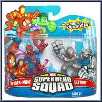 Spider-Man & Ultron from Marvel Super Hero Squad - Series 11 manufactured by Hasbro [Front]