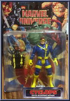 Cyclops from Marvel Universe - 5" Scale - Series  8 manufactured by Toy Biz [Front]