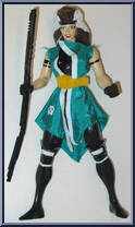 Rogue (Ninja) from Marvel Universe - 10" Scale - Series  6 manufactured by Toy Biz [Loose]