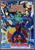 Spider-Man (Super-Poseable) from Marvel Universe - 5" Scale - Series  4 manufactured by Toy Biz [Front]