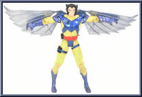 Wolverine from Marvel Universe - Flying Heroes manufactured by Toy Biz [Loose]